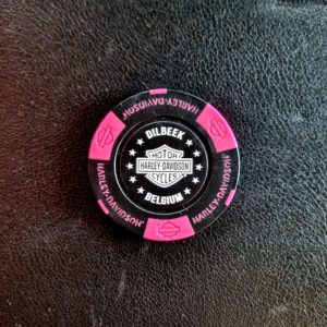 Poker Chip Black/Neon Pink H-D Capital Brussels - Image 2